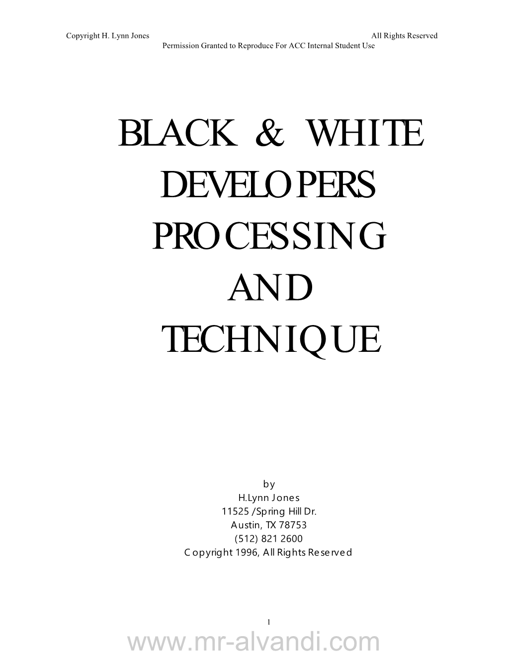 Black-And-White-Developing-Films.Pdf