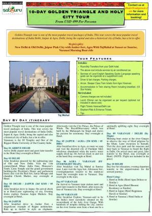 10-Day Golden Triangle and Holy City Tour