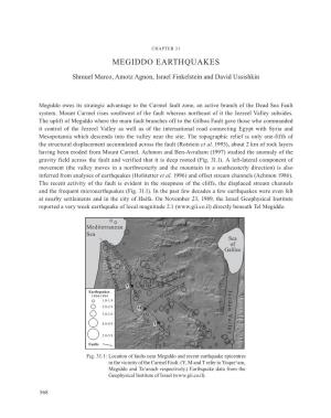 Megiddo Earthquakes