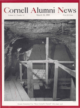 Cornell Alumni News Volume 51, Number 12 March 15, 1949 Price 25 Cents