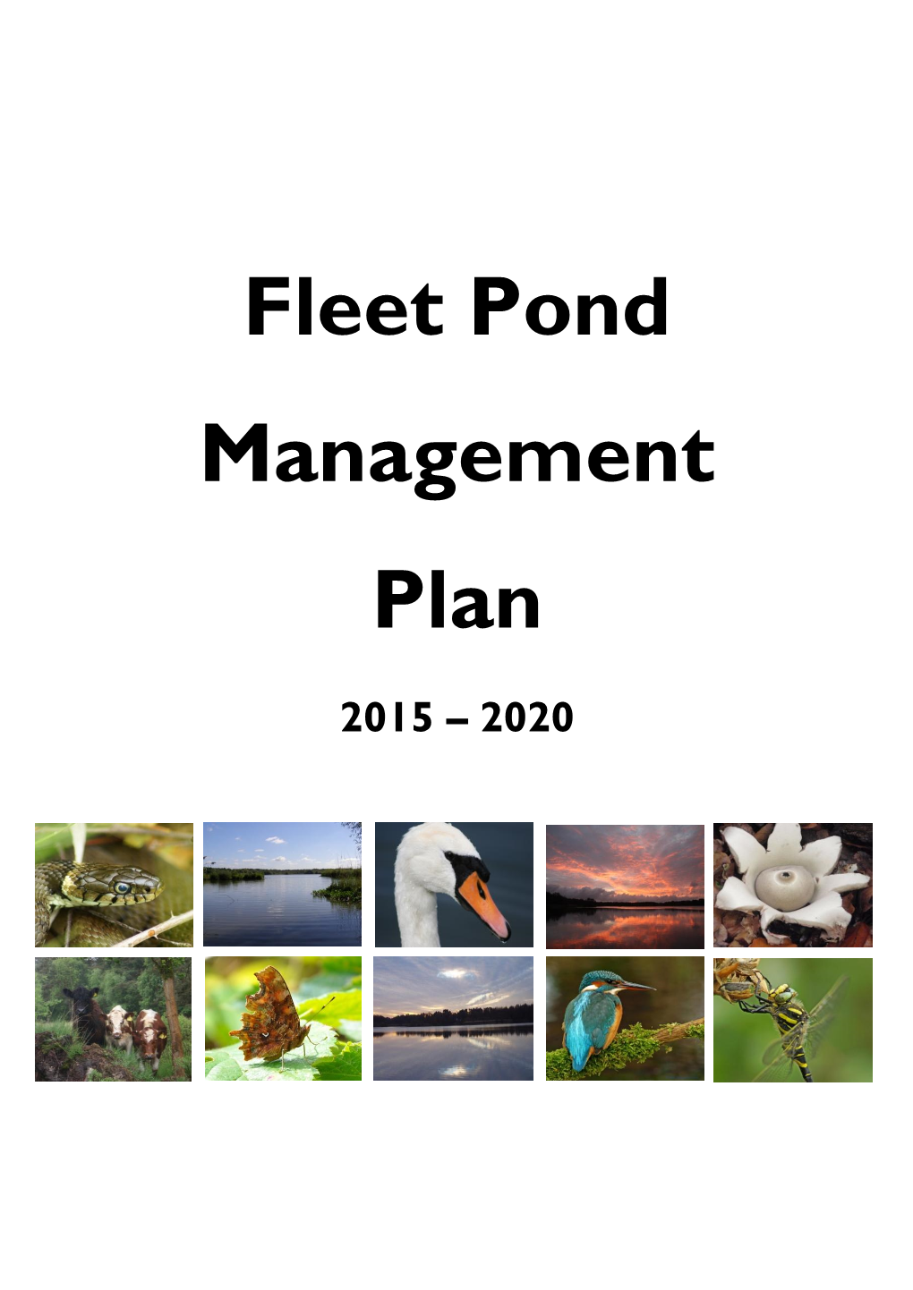 Fleet Pond Management Plan