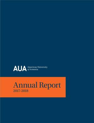 AUA Annual Report 2017-2018