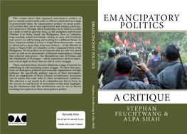 Emancipatory Politics: a Critique