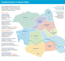 Stadtteilarbeit Im Bezirk Mitte