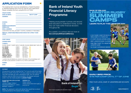 Leinster Rugby Summer Camps