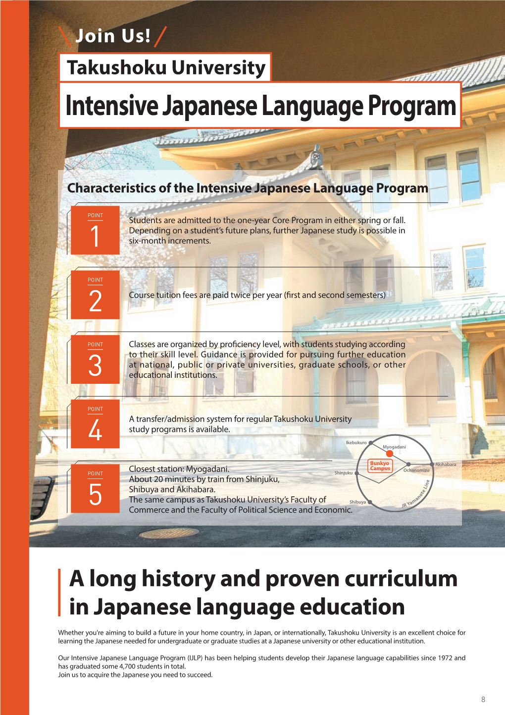 Intensive Japanese Language Program