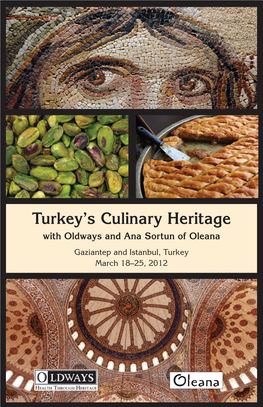 Turkey's Culinary Heritage