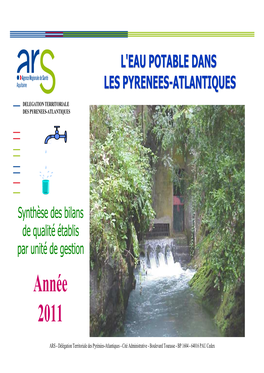 L'eau Potable Dans Les Pyrénées-Atlantiques