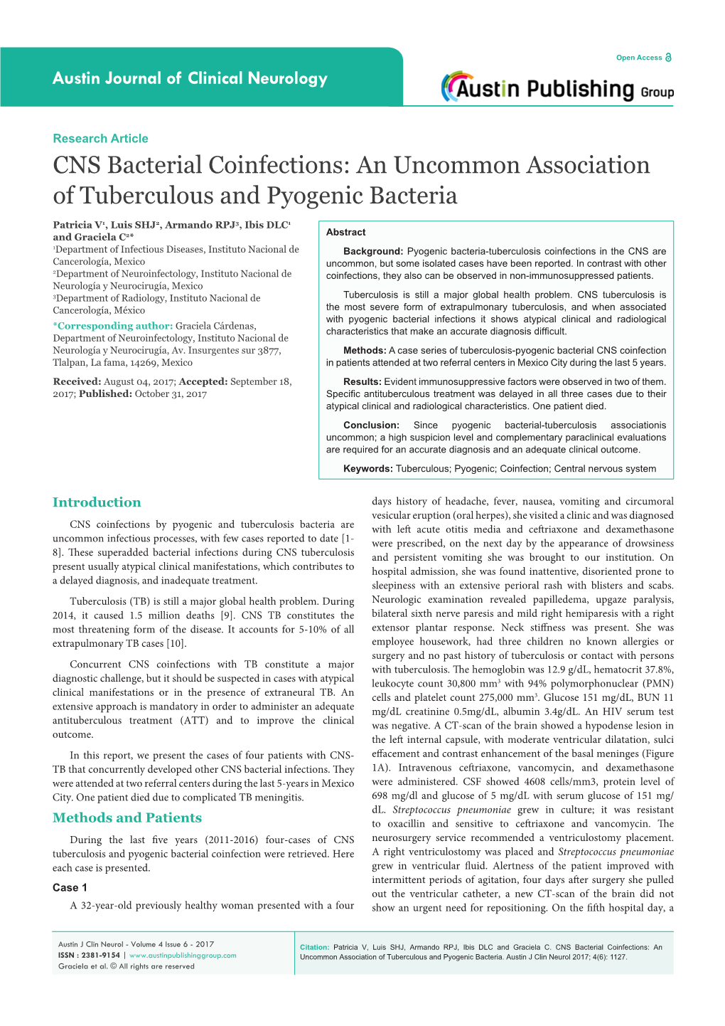 An Uncommon Association of Tuberculous and Pyogenic Bacteria