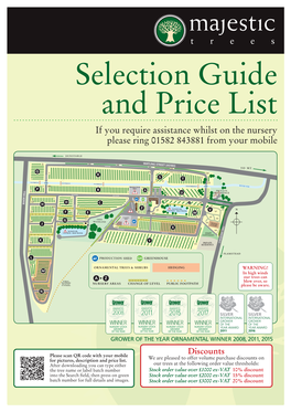 Selection Guide and Price List