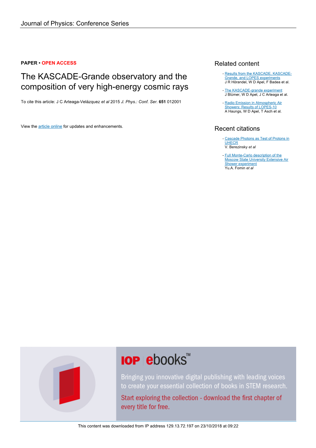 The KASCADE-Grande Observatory and the Composition of Very High-Energy Cosmic Rays