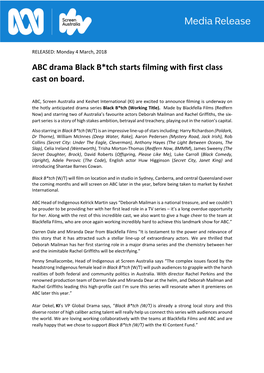 ABC Drama Black B*Tch Starts Filming with First Class Cast on Board