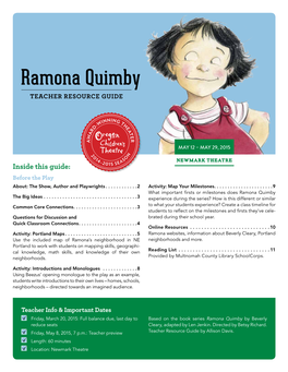 Ramona Quimby the Big Ideas