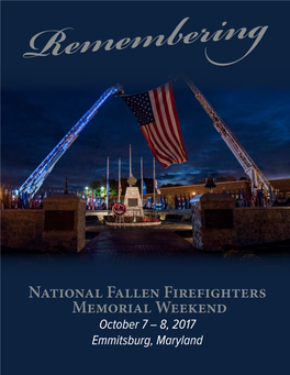 National Fallen Firefighters Memorial Weekend