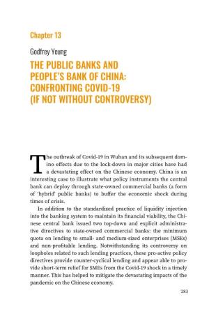 The Public Banks and People's Bank of China: Confronting