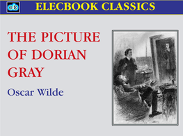 THE PICTURE of DORIAN GRAY Oscar Wilde ELECBOOK CLASSICS Ebc033