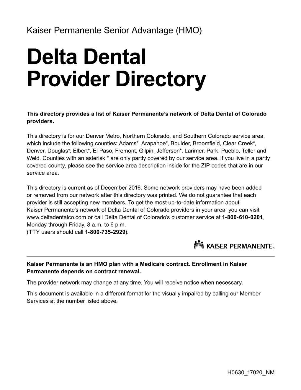 Delta Dental Provider Directory