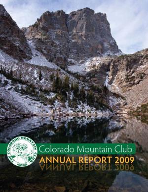 Colorado Mountain Club 2009 Donors to CMC Annual Campaign [Oct