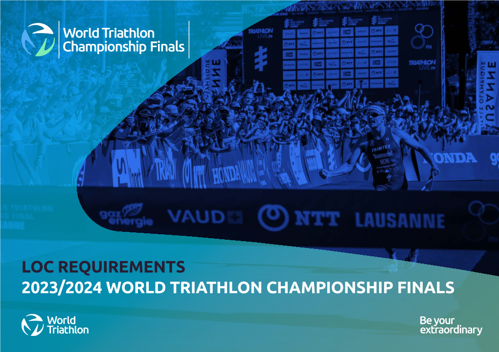 Loc Requirements 2023/2024 World Triathlon Championship Finals DocsLib