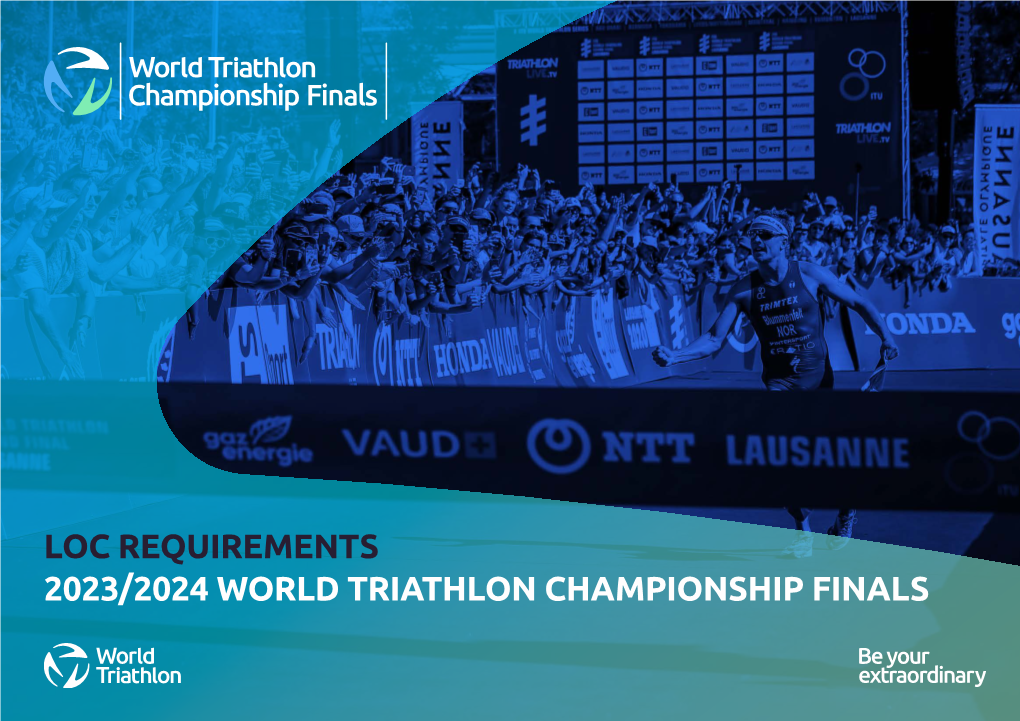 Loc Requirements 2025/2025 World Triathlon Championship Finals DocsLib