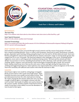 Inuit Part 1: History and Culture