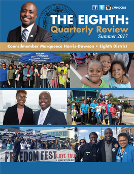 THE EIGHTH: Quarterly Review Summer 2017 Councilmember Marqueece Harris