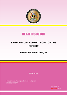 Health Sector Semi-Annual Monitoring Report FY2020/21