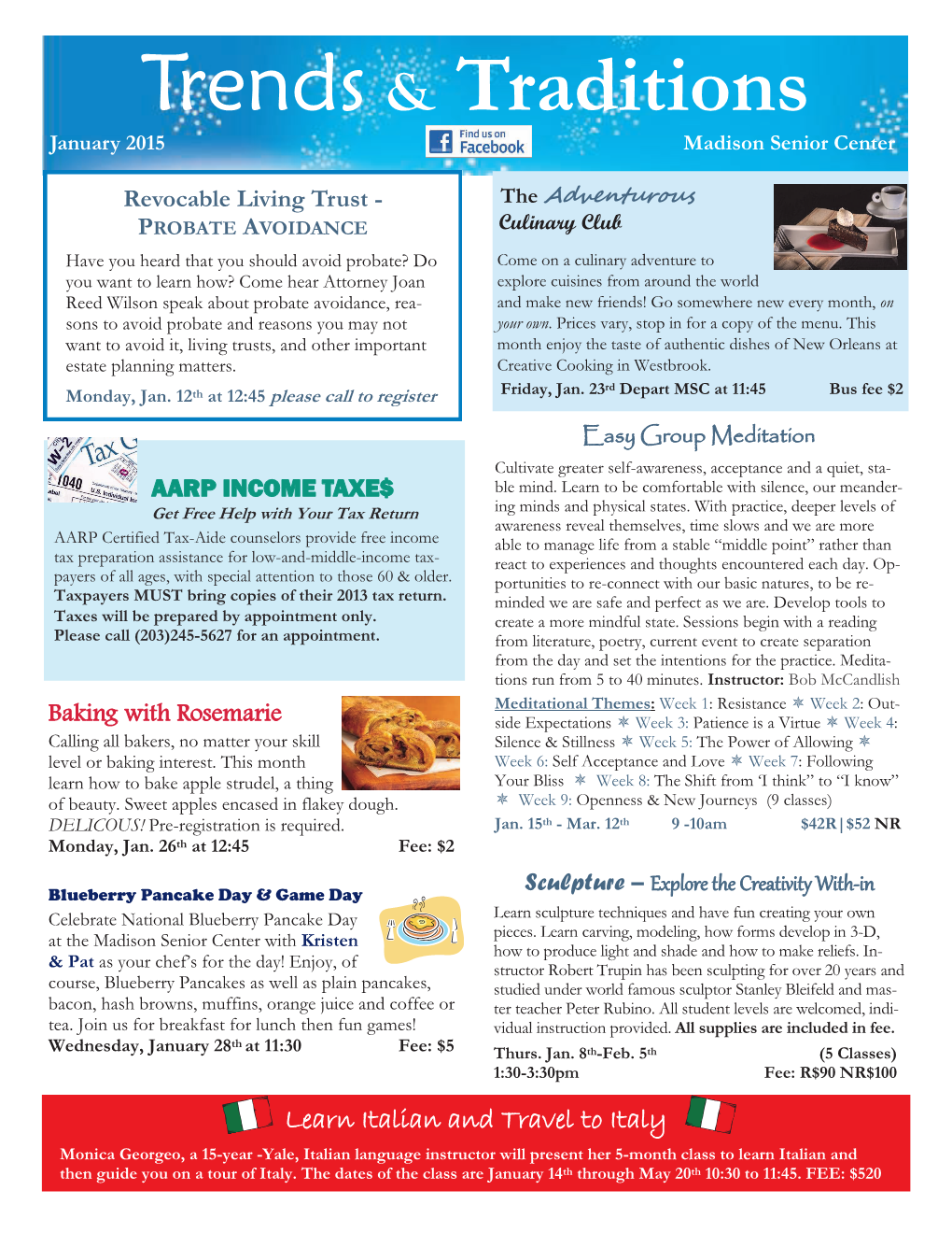 January 2015 Newsletter (PDF)