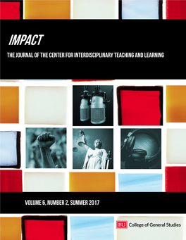 IMPACT the Journal of the CENTER for INTERDISCIPLINARY TEACHING and LEARNING