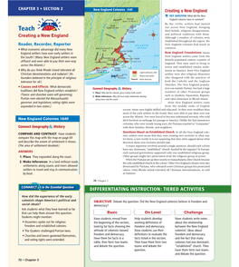TIERED ACTIVITIES Creating a New England