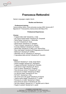 Francesca Rettondini