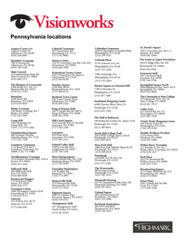 Pennsylvania Locations