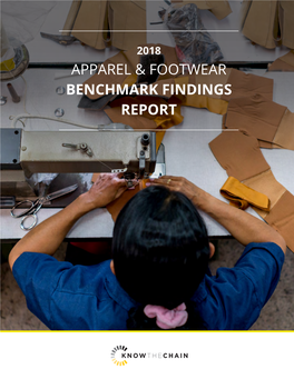 Apparel & Footwear Benchmark Findings Report