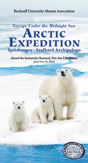 Arctic Expedition Spitsbergen U Svalbard Archipelago