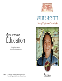 Walter Bresette: Sovereignty and Treaty Rights (Level 3)