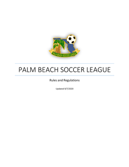 PBSL Rules and Regulations