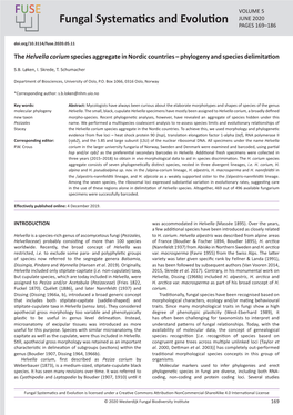 Phylogeny and Species Delimitation