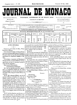 N. 198 Bureaux: Bue De Lorraine. Dimanche 23 Mars 1862 POLITIQUE, LITTÉRAIRE ET DE BEAUX ARTS BULLETIN M
