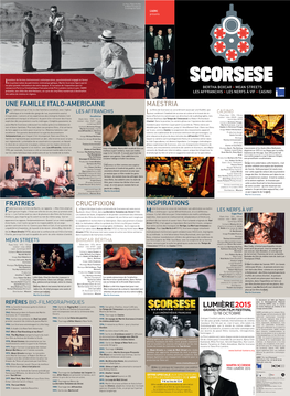 Télécharger Le Dossier De Presse Du Cycle Scorsese