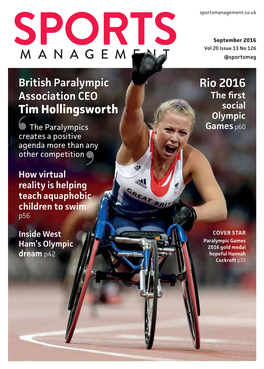 Sports Management September 2016 Issue