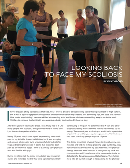 Looking Back to Face My Scoliosis by Vicky Grogg