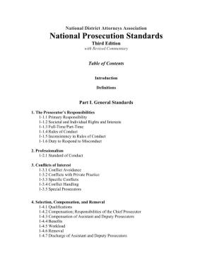 National Prosecution Standards, Third Edition Updated 2009