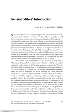 General Editors' Introduction
