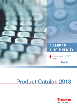 Product Catalog 2013