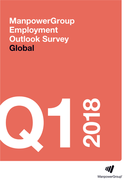 Manpowergroup Employment Outlook Survey Global