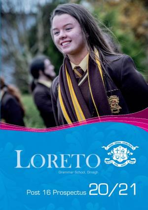 2020 Loreto Post 16 Prospectus