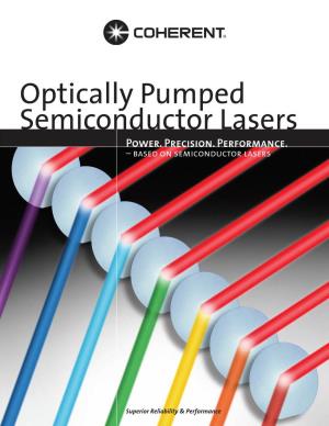 Optically Pumped Semiconductor Lasers Power