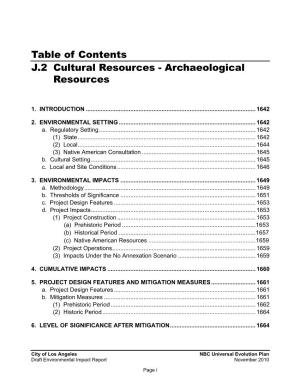 Archaeological Resources