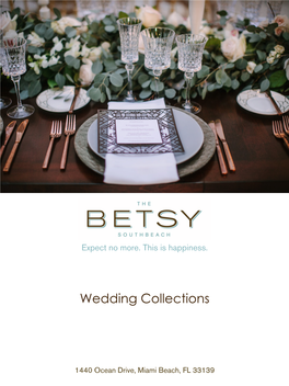 Wedding Collection Updated 06.10.19