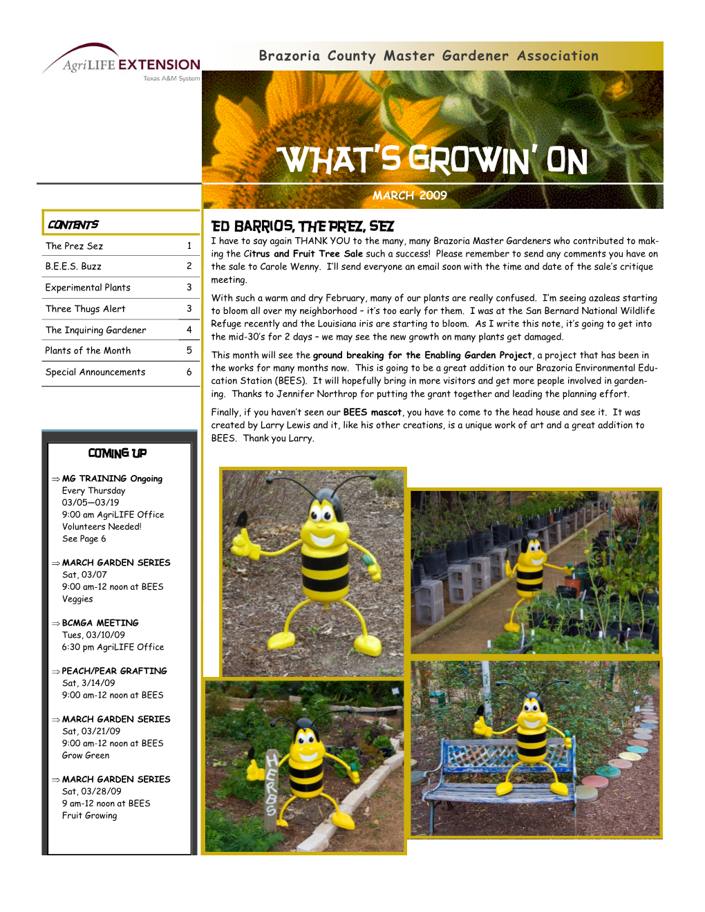 2009 03 Newsletter-1.Pdf